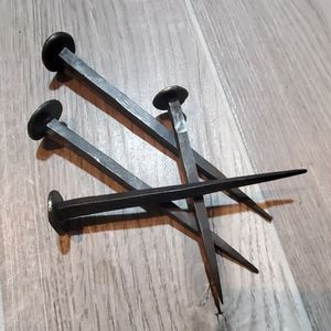 Roost Large Antique Iron Forged Nails NEW 4-6.5"